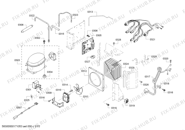 Схема №8 KBUDT4265E с изображением Труба для посудомойки Bosch 00751862