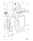 Схема №2 GSIS 6321/1 WS с изображением Панель для посудомоечной машины Whirlpool 481245372786