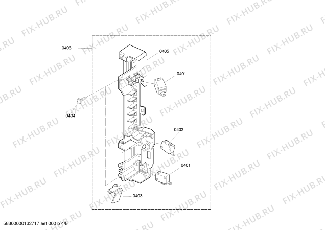 Схема №4 HMV8050 с изображением Лопасти вентилятора для плиты (духовки) Bosch 00604463