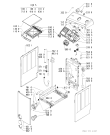 Схема №2 AWH 725 с изображением Обшивка для стиральной машины Whirlpool 481245216636