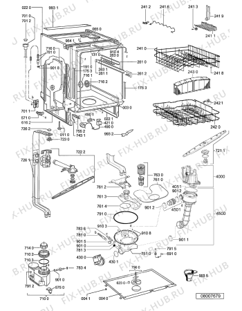 Схема №2 ADG 6450/2 ALU с изображением Ручка регулировки (кнопка) для посудомойки Whirlpool 481241359192
