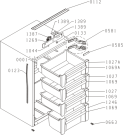 Схема №1 PVD7088V (535145, ZOI1128) с изображением Ящик (корзина) для холодильника Gorenje 456752