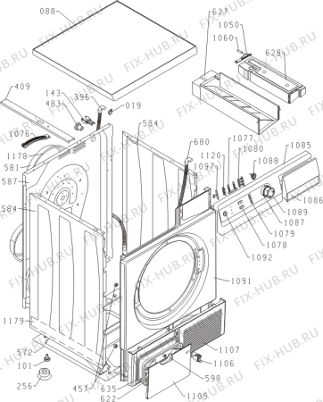 Схема №5 D01EON/LT (407244, SP10/331) с изображением Микромодуль для стиральной машины Gorenje 407528