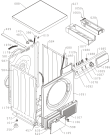 Схема №5 D8464N (392548, SP10/321) с изображением Обшивка для стиральной машины Gorenje 393534