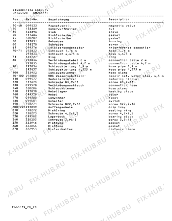 Схема №14 GM185160 с изображением Подключение шланга для посудомоечной машины Bosch 00157958