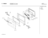 Схема №2 HMG8628NL с изображением Передняя панель для микроволновой печи Bosch 00093474