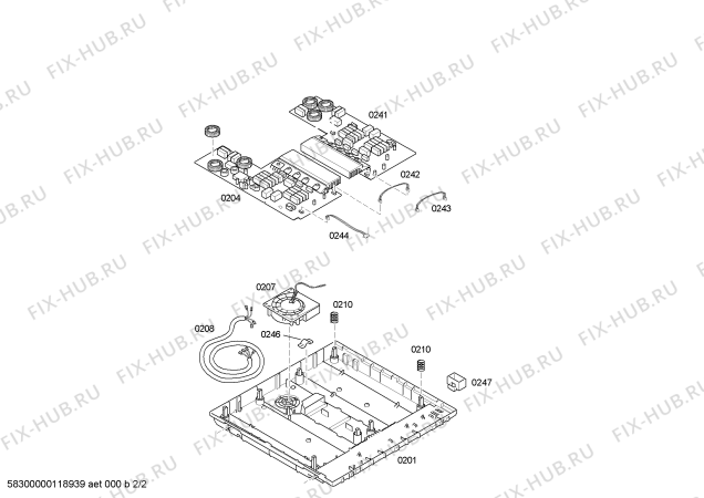 Схема №1 EH77E591E с изображением Стеклокерамика для электропечи Siemens 00477089