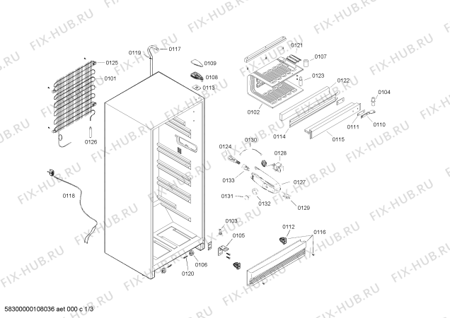 Схема №2 RS29G7544C REFRIGERADOR STEEL CA29 с изображением Стартовое реле для холодильника Bosch 00493737