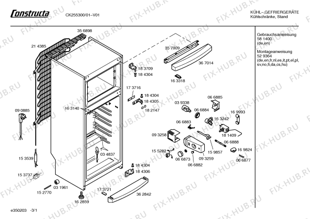 Схема №2 CK255300 с изображением Поднос для холодильной камеры Bosch 00366325