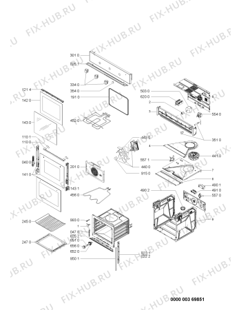 Схема №1 AKP 103 IX с изображением Панель для электропечи Whirlpool 481245240238