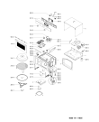 Схема №1 MWI 4343 BL с изображением Панель управления для микроволновой печи Whirlpool 481011111614