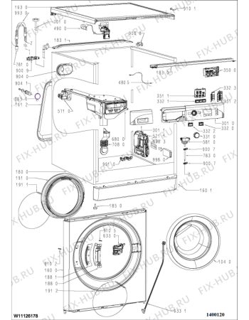 Схема №2 FWL61052WIL с изображением Другое для стиральной машины Whirlpool 488000513037