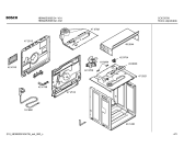 Схема №3 HBN42S350E Horno bosch ind.mltf_basc.inox.reloj et с изображением Передняя часть корпуса для духового шкафа Bosch 00441131