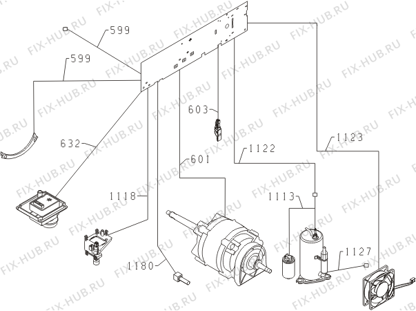 Взрыв-схема стиральной машины Sibir WT8212S (544297, SP10/331) - Схема узла 04