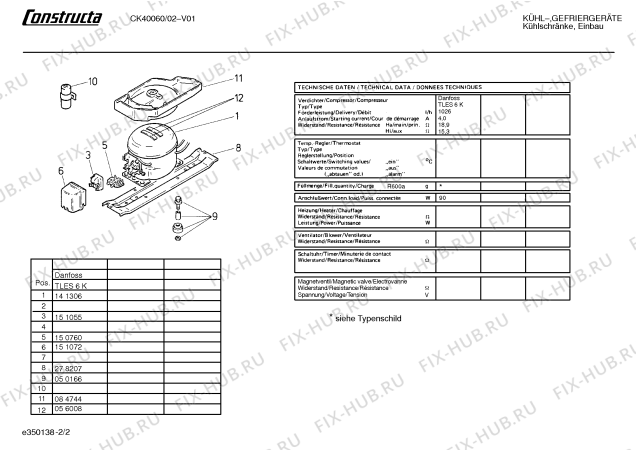 Схема №2 CK43241 с изображением Поднос для холодильной камеры Bosch 00277896