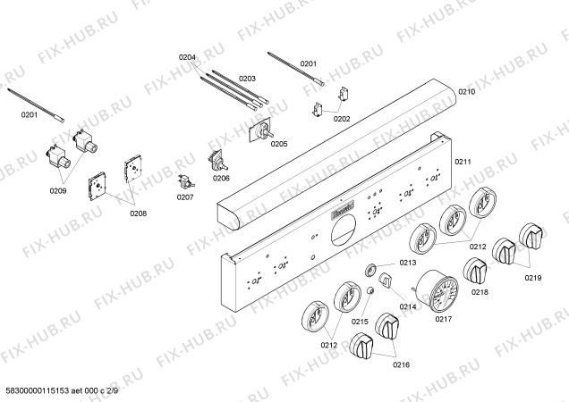 Схема №6 PD304BS с изображением Крышка для электропечи Bosch 00496485