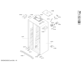 Схема №4 3FA4665X Side by side IWD с изображением Модуль управления для холодильной камеры Bosch 12005564