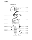 Схема №2 GV7558C0/23 с изображением Рукоятка для электропарогенератора Tefal CS-00142406