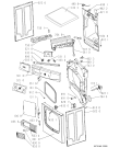 Схема №1 AWZ 947 EX с изображением Декоративная панель для электросушки Whirlpool 480112100173