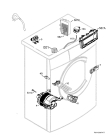 Схема №1 EWF107410A с изображением Микромодуль для стиралки Electrolux 1552120006