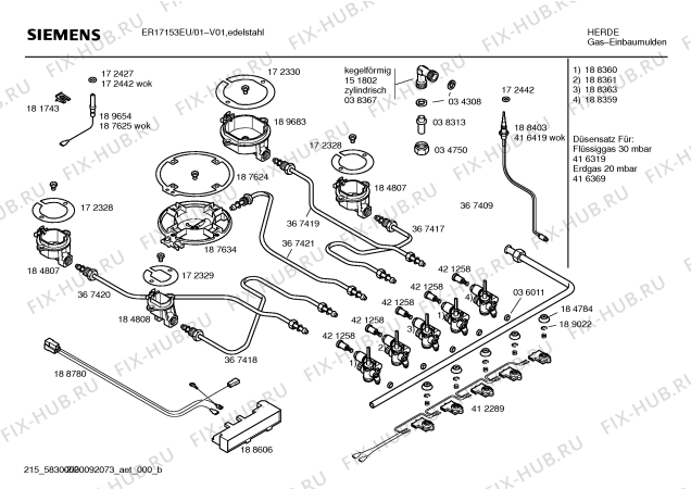 Взрыв-схема плиты (духовки) Siemens ER17153EU Siemens - Схема узла 02