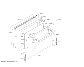 Схема №4 HBA53B550C с изображением Панель управления для плиты (духовки) Bosch 00672825