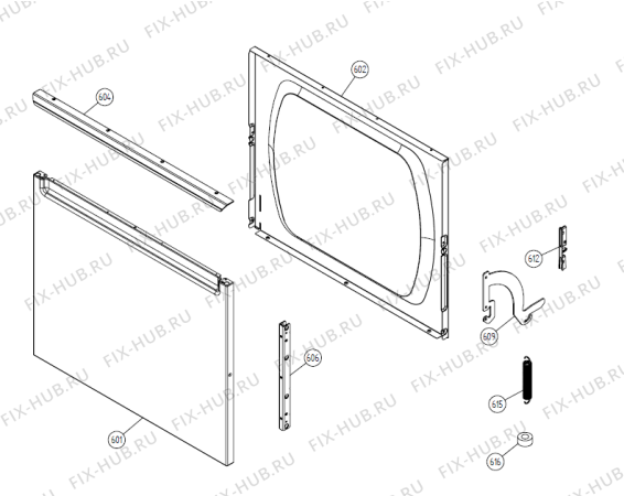 Взрыв-схема стиральной машины Gorenje W6362 (door) CE   -White (900003179, WM25.3) - Схема узла 06