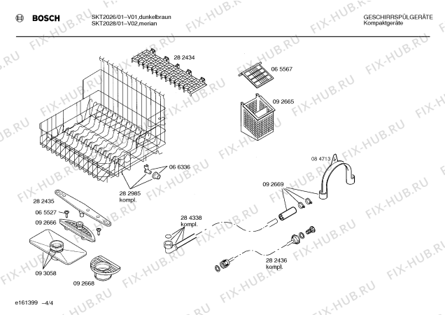 Схема №3 SKT2026 с изображением Переключатель для посудомоечной машины Bosch 00067338