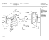 Схема №2 0705134238 GIL132 с изображением Дверь для холодильной камеры Bosch 00203324