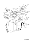 Схема №2 WWA 22 ABZOE с изображением Декоративная панель для стиралки Whirlpool 481245214325