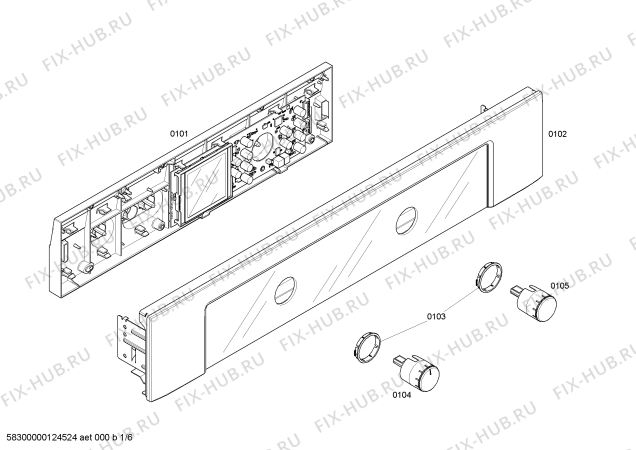 Схема №3 HBL5760UC с изображением Дверь для плиты (духовки) Bosch 00479014