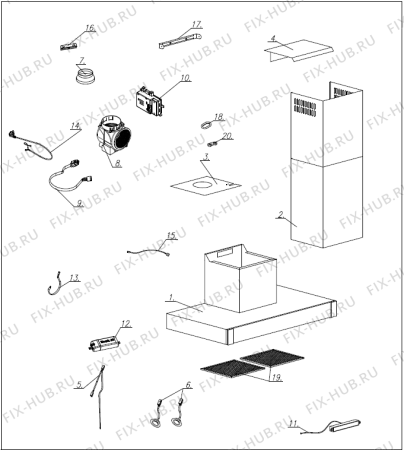 Схема №1 DT6545AX (238475, HO750) с изображением Крышка для вентиляции Gorenje 483863