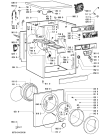 Схема №1 AWO 6141 с изображением Переключатель (таймер) для стиралки Whirlpool 481228210165