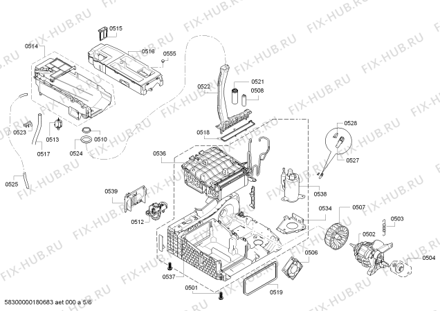 Схема №2 WTW86260CH EcoLogixx 7 selfCleaning condenser с изображением Вкладыш для электросушки Bosch 00631846