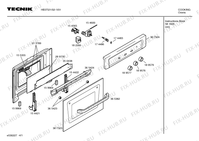 Схема №3 HB3TI21 tkc215 с изображением Ручка управления духовкой для духового шкафа Bosch 00189576