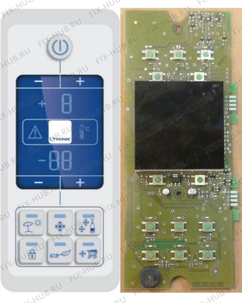 Большое фото - Дисплей для холодильника Indesit C00273925 в гипермаркете Fix-Hub