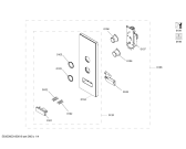 Схема №4 HMT72G654 с изображением Панель управления для свч печи Bosch 12012749