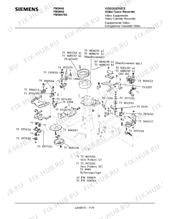 Схема №5 FM5648 с изображением Инструкция по эксплуатации для видеотехники Siemens 00530473