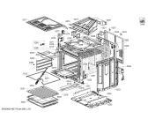Схема №2 HGN10E060 с изображением Фронтальное стекло для духового шкафа Bosch 00770224