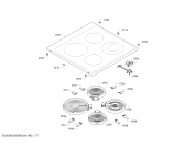 Схема №5 HCE745853R с изображением Ручка конфорки для электропечи Bosch 00619648