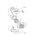 Схема №3 AXMT 6434/WH с изображением Дверца для электропечи Whirlpool 482000029396