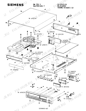 Схема №3 RW7264 с изображением Колесо для звукотехники Siemens 00732215