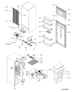 Схема №1 ARC 2353/2 с изображением Элемент корпуса для холодильника Whirlpool 480132102472