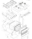 Схема №1 PRO950GTX (F027784) с изображением Обшивка для духового шкафа Indesit C00111276