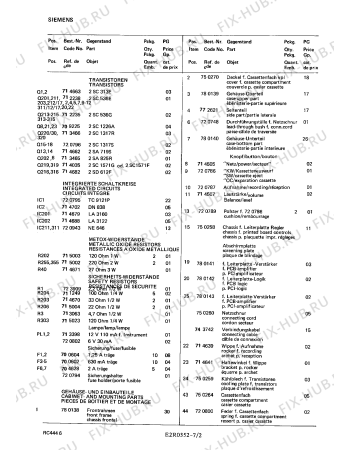 Взрыв-схема телевизора Siemens RC4446 - Схема узла 02