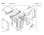 Схема №6 SGU4332SK с изображением Передняя панель для электропосудомоечной машины Bosch 00360202