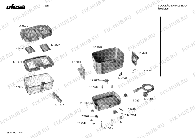Схема №1 FR1520 с изображением Терморегулятор для электрофритюрницы Bosch 00177858