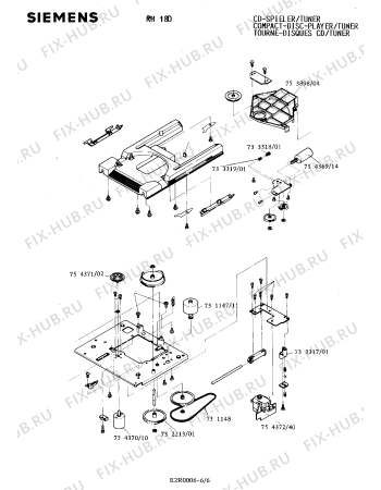 Схема №6 RH180 с изображением Транзистор для аудиоаппаратуры Siemens 00733343