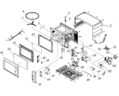 Схема №1 MO200MS-UR (389540, VP700JX20) с изображением Сенсорная панель для микроволновки Gorenje 395852