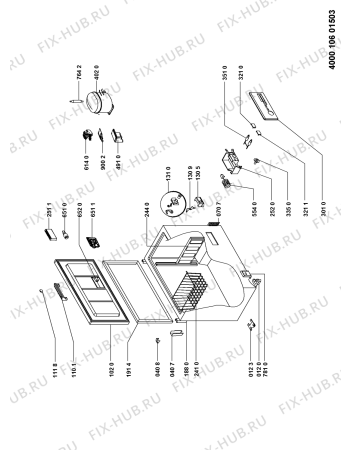 Схема №1 XL5708 с изображением Микрокомпрессор для холодильной камеры Whirlpool 481010534035